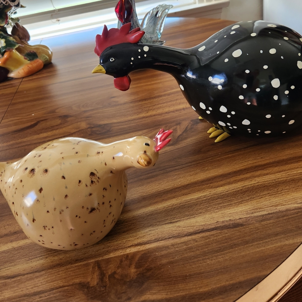 A pair of silly chickens!